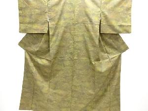 雲取りに家屋模様西陣お召着物